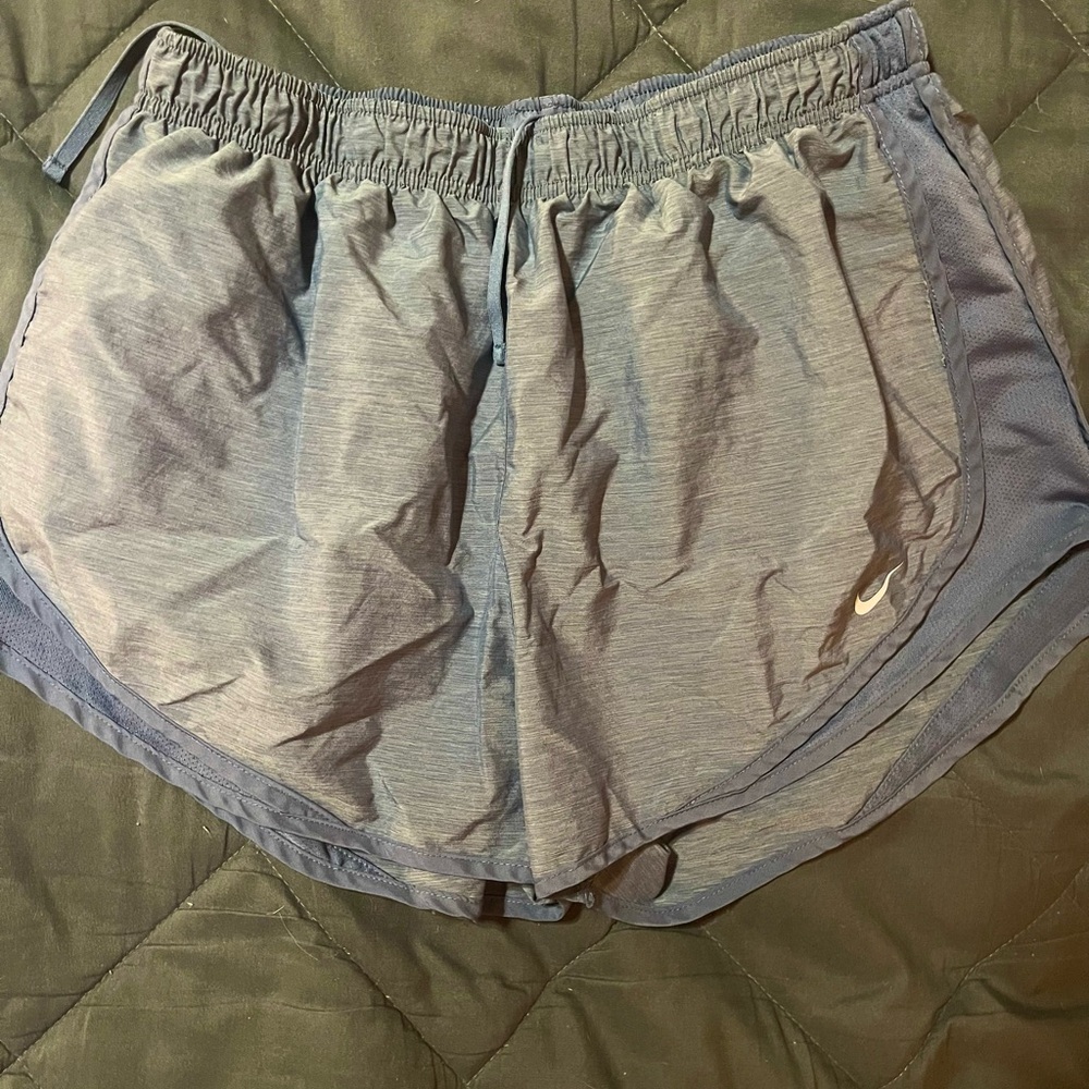 Nike Women’s Running Shorts, Size XL, Blue-Gray